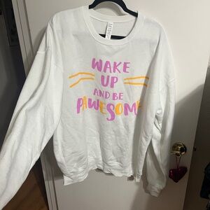 🐱 3XL Cat Lady Box White Crewneck Sweatshirt